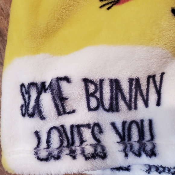 Tik Tok Bunny Plush Throw-NWT - Picture 3 of 4